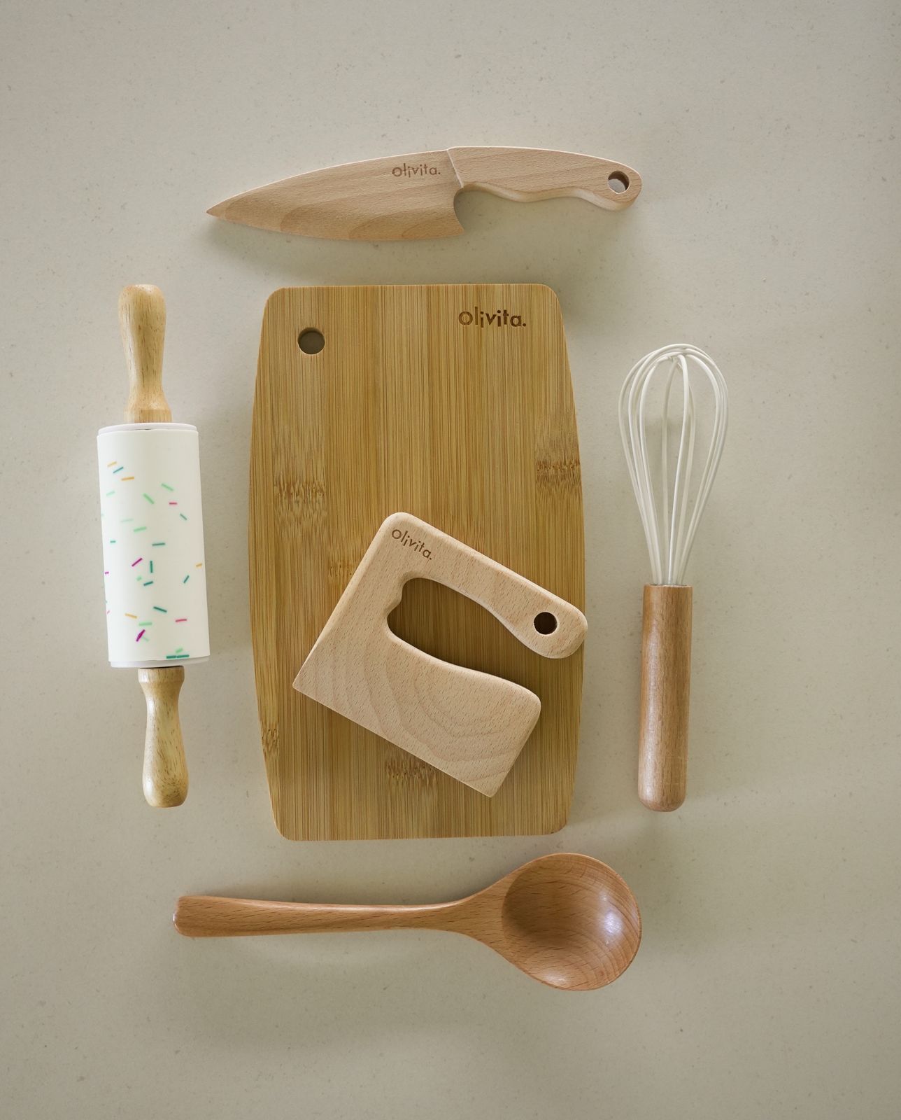 Madera Set Cocina Niños KIT DE UTENSILIOS DE COCINA MONTESSORI
