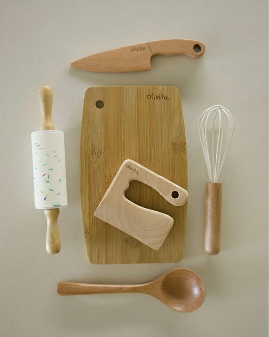 KIT DE UTENSILIOS DE COCINA MONTESSORI PARA NIÑOS