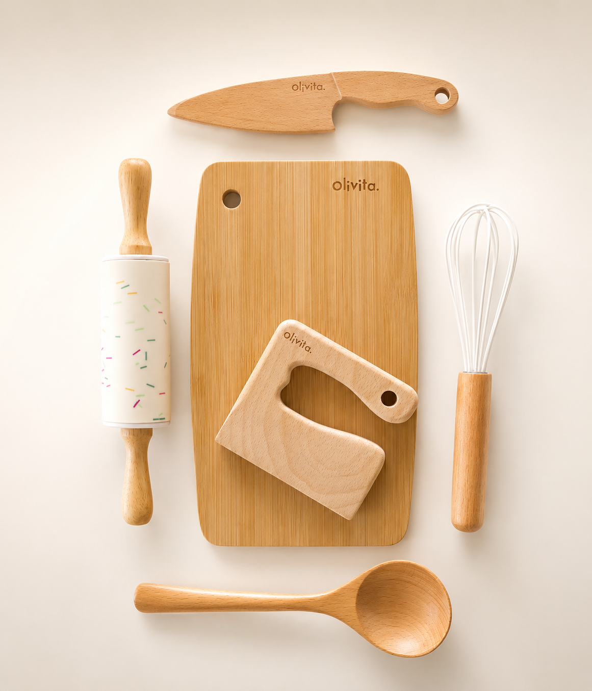 KIT DE UTENSILIOS DE COCINA MONTESSORI PARA NIÑOS