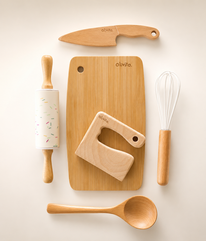 KIT DE UTENSILIOS DE COCINA MONTESSORI PARA NIÑOS